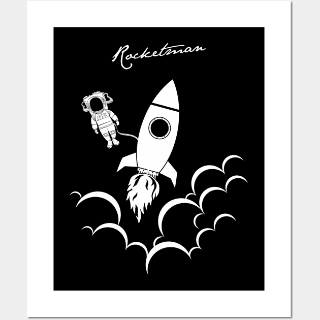 Rocketman Wall Art by Insomnia_Project